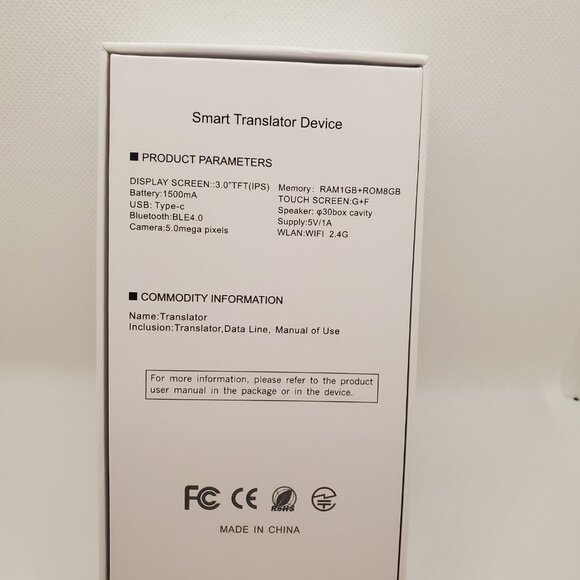 Ai translator, instant Two-Way Translator Device in 137 Different Languages - Picture 2 of 2